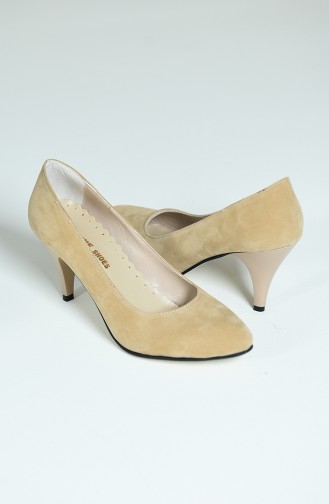 Beige High Heels 1092-05