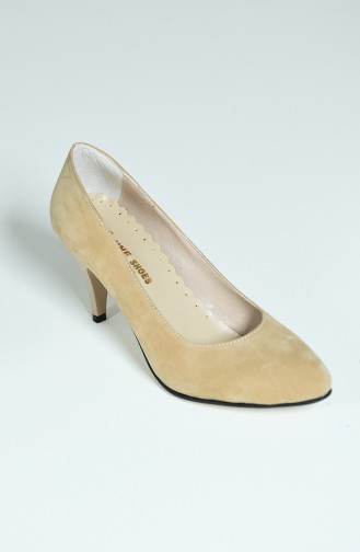 Beige High Heels 1092-05