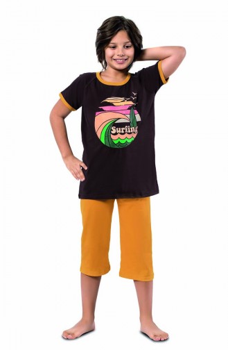 Ensemble Capri Pour Enfant Garçon 3298 Brun Moutarde 3298