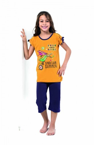 Mustard Children`s Pajamas 4336