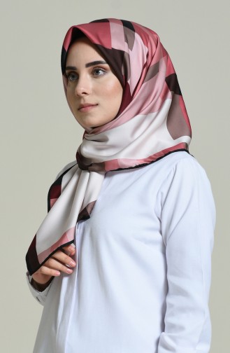 Aker S Twill Eşarp 6796-797-931 Pudra