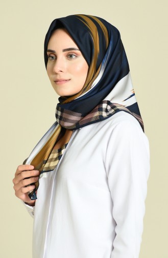 Aker S Twill Eşarp 6798-797-921 Lacivert