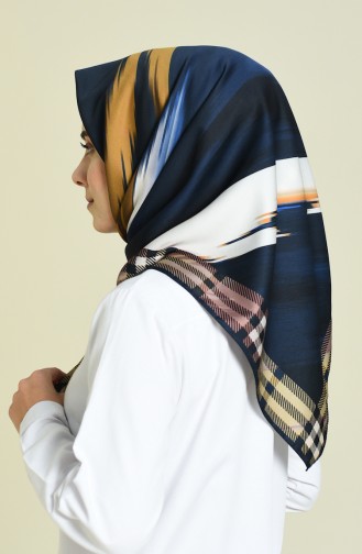 Aker S Twill Eşarp 6798-797-921 Lacivert
