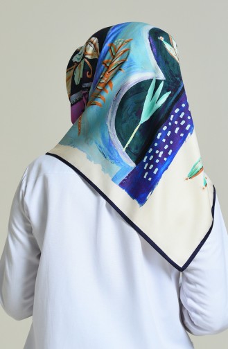 Aker S Rayon Eşarp 6970-769-925 Krem