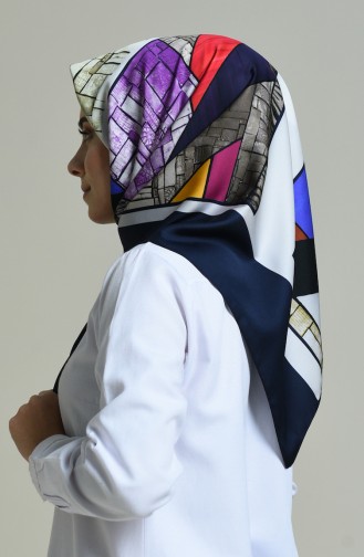 Aker S Twill Eşarp 7494-797-921 Lacivert