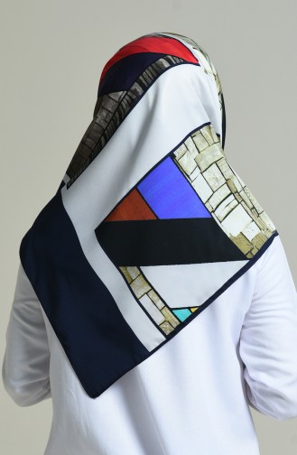 Aker S Twill Eşarp 7494-797-921 Lacivert