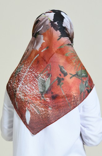 Brick Red Scarf 2372-08