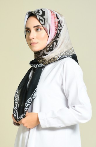 Kokulu Eşarp 2373-06 Siyah