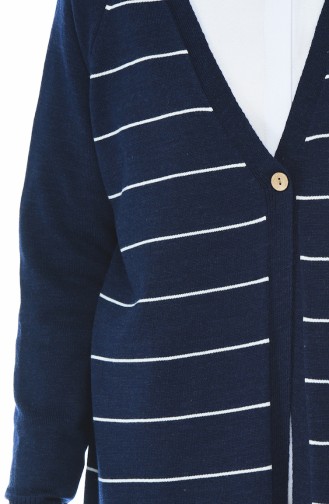 Light Navy Blue Cardigans 4161-03