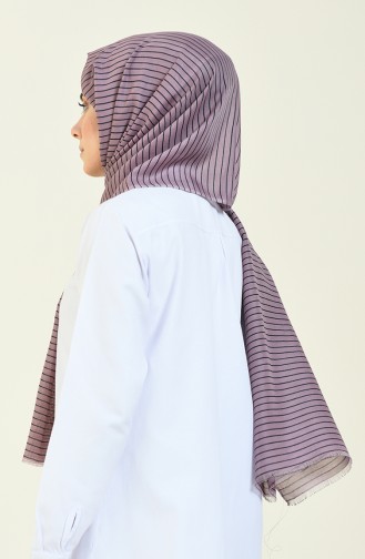 Elmina Châle a Motifs 430-106 Vison Noir 430-106