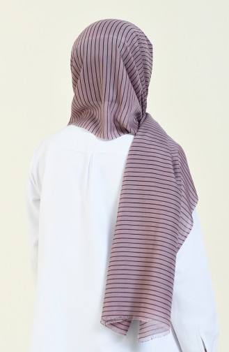 Elmina Châle a Motifs 430-106 Vison Noir 430-106