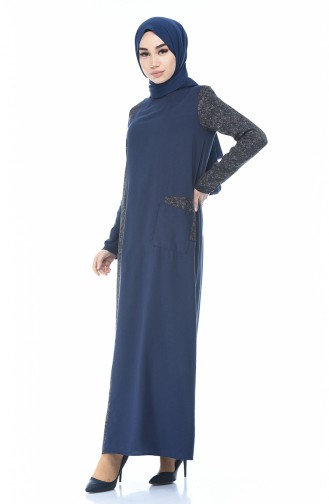 Robe 0011D-01 Bleu Marine Clair 0011D-01