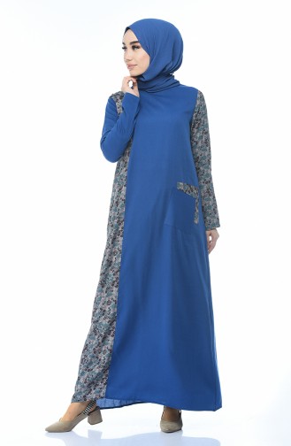 فستان أزرق غامق 0011F-01