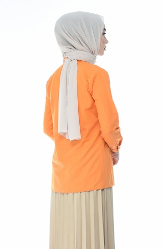 Orange Overhemdblouse 1013-12