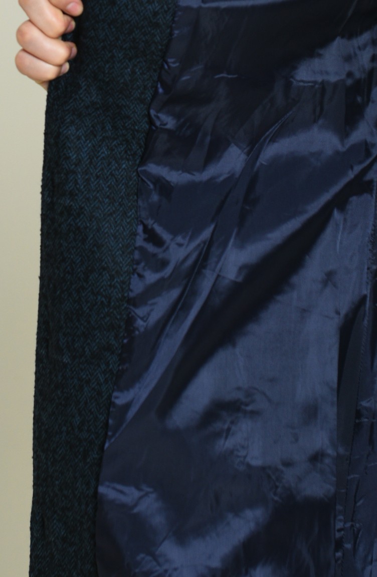 Grande Ceinture Sport En Cuir Matelassé Sur Mesure - Bleu Marine - Tailored Sportsman