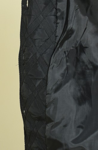 معطف طويل أسود 1527-01