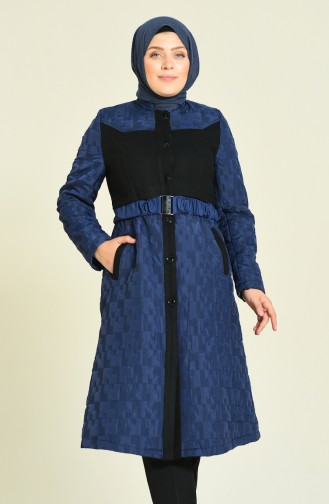 معطف طويل أسود 1531-01