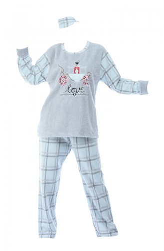 Gray Pajamas 8042-01