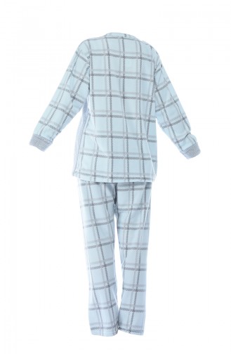 Bayan Welsoft Pijama Takımı 8042-01 Gri