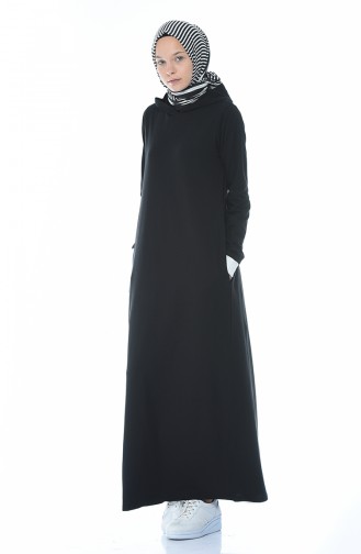 فستان أسود 4052-01