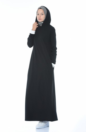 Robe Sport a Capuche 4052-01 Noir 4052-01