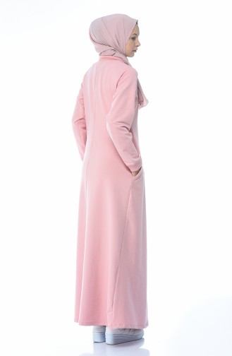 Powder Hijab Dress 4080-07