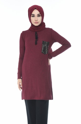 Claret red Tuniek 2202-07