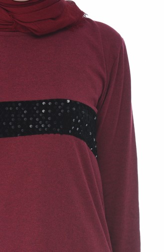 Sequined Tracksuit Bordeaux 1010-08