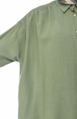 Shirt with Rubber Khaki 1223-01