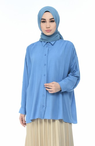 قميص مع مطاط أزرق 1223-05