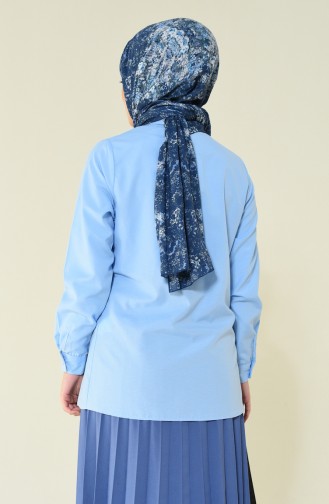 Blue Overhemdblouse 6385-02