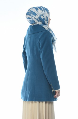 معطف طويل أزرق زيتي 2001-03