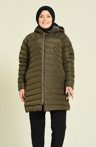 Khaki Winter Coat 1570-01