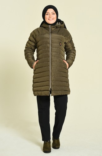 Khaki Winter Coat 1570-01