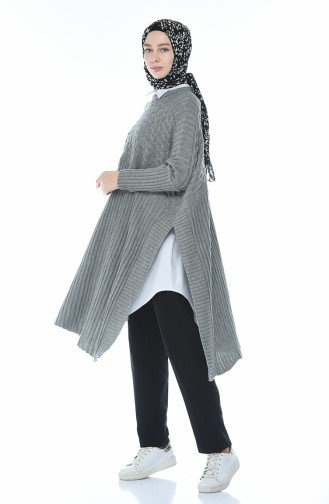 Poncho Tricot 1923-01 Gris 1923-01