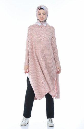 Poncho Tricot Motifs 1923-04 Rose 1923-04