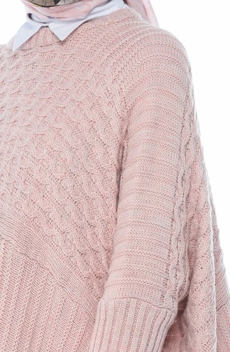 Poncho Tricot 1923-04 Rose 1923-04
