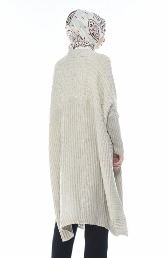 Poncho Tricot 1923-10 Beige 1923-10