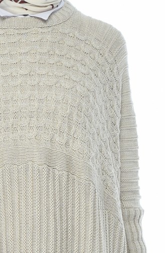 Poncho Tricot 1923-10 Beige 1923-10