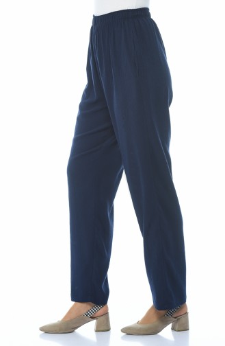 Pantalon Large 14007-05 Bleu Marine 14007-05