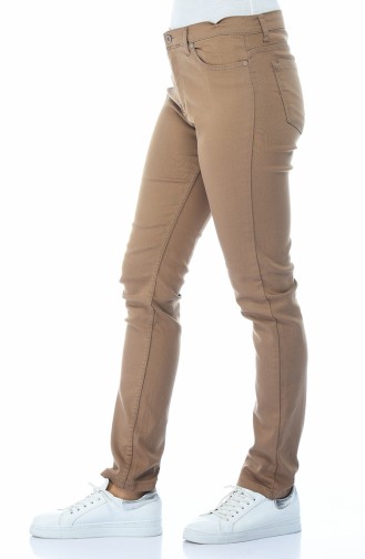 Pantalon Café au lait 17059-05