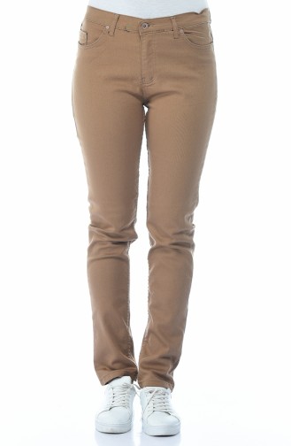 Pantalon Café au lait 17059-05