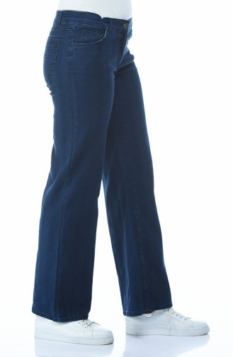 Pantalon Jean Large 2080-01 Bleu Marine 2080-01