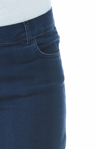 Pantalon Jean Large 2080-01 Bleu Marine 2080-01
