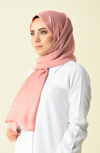 Armine Trend Monogram Shawl Dried Rose 44029-04