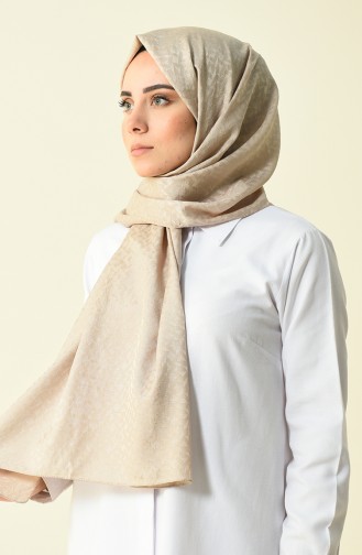 Armine Trend Jacquard Shawl Beige 44055-06