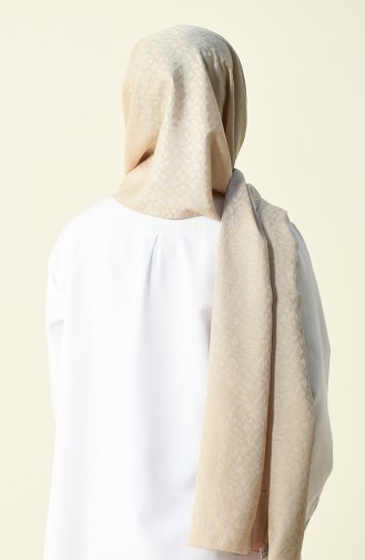 Armine Trend Jacquard Shawl Beige 44055-06