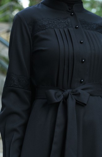 Robe Hijab Noir 8020-01