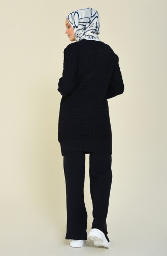 Triko Tunik Pantolon İkili Takım 1913-01 Lacivert
