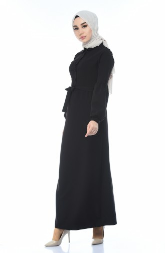 Black Hijab Dress 2699-01